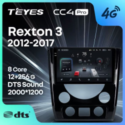 Штатная автомагнитола на Android TEYES CC4 Pro для SsangYong Rexton Y290 3 2012-2017 8/128gb- фото2