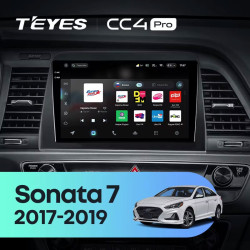 Штатная автомагнитола на Android TEYES CC4 Pro для Hyundai Sonata 7 LF 2017-2019 8/128gb- фото3