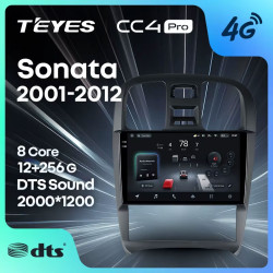 Штатная автомагнитола на Android TEYES CC4 Pro для Hyundai Sonata EF 2001-2012 8/128gb- фото2