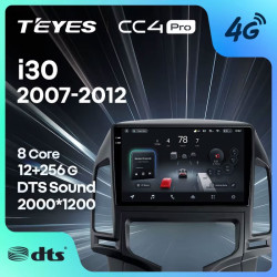 Штатная автомагнитола на Android TEYES CC4 Pro для Hyundai i30 1 FD 2007-2012 (Версия F1) 8/128gb- фото2