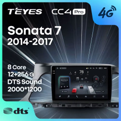 Штатная автомагнитола на Android TEYES CC4 Pro для Hyundai Sonata 7 LF 2014-2017 (Версия A) 8/128gb- фото2