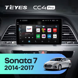 Штатная автомагнитола на Android TEYES CC4 Pro для Hyundai Sonata 7 LF 2014-2017 (Версия B) 8/128gb- фото3
