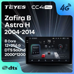 Штатная автомагнитола на Android TEYES CC4 Pro для Opel Astra H 2004-2014 8/128gb- фото2