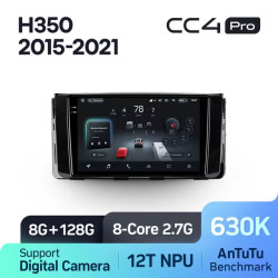 Штатная автомагнитола на Android TEYES CC4 Pro для Hyundai H350 2015-2021 8/128gb- фото
