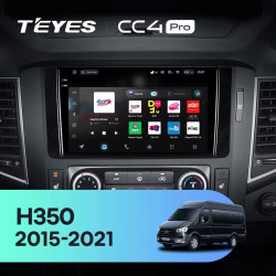 Штатная автомагнитола на Android TEYES CC4 Pro для Hyundai H350 2015-2021 8/128gb- фото3