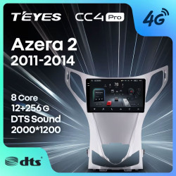 Штатная автомагнитола на Android TEYES CC4 Pro для Hyundai Azera 2 2011-2014 (Версия F2) 8/128gb- фото3
