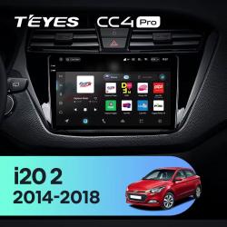 Штатная автомагнитола на Android TEYES CC4 Pro для Hyundai i20 2 GB 2014-2018 (Версия L) 8/128gb- фото3