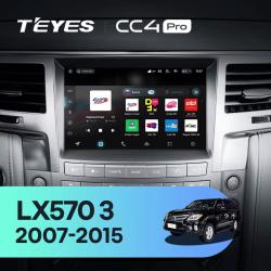 Штатная автомагнитола на Android TEYES CC4 Pro для Lexus LX570 J200 3 2007-2015 (Версия A) 8/128gb- фото3