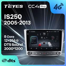 Штатная автомагнитола на Android TEYES CC4 Pro для Lexus IS250 XE20 2005-2013 (Версия LP) 8/128gb- фото2