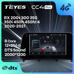 Штатная автомагнитола на Android TEYES CC4 Pro для Lexus РХ 200t РХ 300 РХ 350 РХ 350l РХ450h РХ450hl AL20 2020-2021 8/128gb- фото2