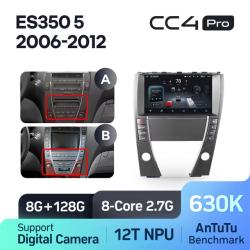 Штатная автомагнитола на Android TEYES CC4 Pro для Lexus ES350 5 V XV40 2006-2012 (Версия A и B) 8/128gb- фото