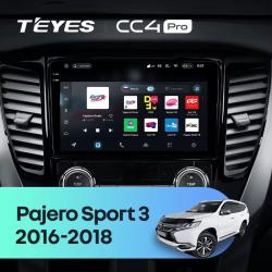 Штатная автомагнитола на Android TEYES CC4 Pro для Mitsubishi Montero Sport Shogun Sport Pajero Sport 3 2016-2018 8/128gb- фото3