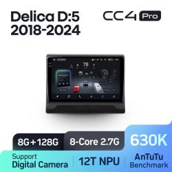 Штатная автомагнитола на Android TEYES CC4 Pro для Mitsubishi Delica D:5 2018-2024 8/128gb- фото