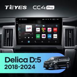 Штатная автомагнитола на Android TEYES CC4 Pro для Mitsubishi Delica D:5 2018-2024 8/128gb- фото3