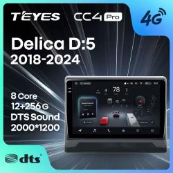 Штатная автомагнитола на Android TEYES CC4 Pro для Mitsubishi Delica D:5 2018-2024 8/128gb- фото2