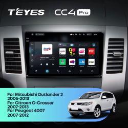 Штатная автомагнитола на Android TEYES CC4 Pro для Citroen C-Crosser 1 (Версия A) 8/128gb- фото3