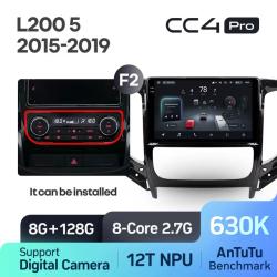Штатная автомагнитола на Android TEYES CC4 Pro для Mitsubishi L200 5 2015-2019 (Версия F2) 8/128gb- фото