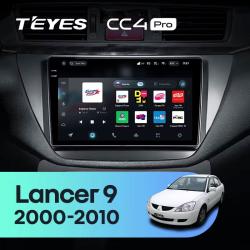 Штатная автомагнитола на Android TEYES CC4 Pro для Mitsubishi Lancer 9 CS 2000-2010 8/128gb- фото3