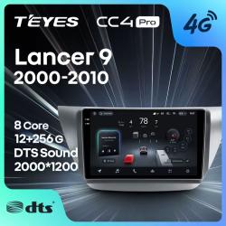 Штатная автомагнитола на Android TEYES CC4 Pro для Mitsubishi Lancer 9 CS 2000-2010 8/128gb- фото2