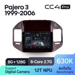 Штатная автомагнитола на Android TEYES CC4 Pro для Mitsubishi Pajero 3 V70 V60 1999-2006 8/128gb- фото