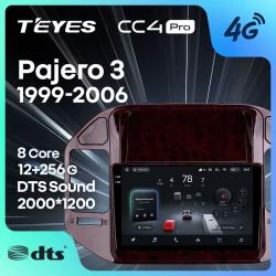 Штатная автомагнитола на Android TEYES CC4 Pro для Mitsubishi Pajero 3 V70 V60 1999-2006 8/128gb- фото2