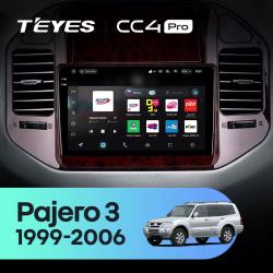 Штатная автомагнитола на Android TEYES CC4 Pro для Mitsubishi Pajero 3 V70 V60 1999-2006 8/128gb- фото3