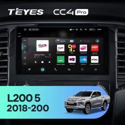 Штатная автомагнитола на Android TEYES CC4 Pro для Mitsubishi L200 5 2018-2020 (Версия L) 8/128gb- фото3