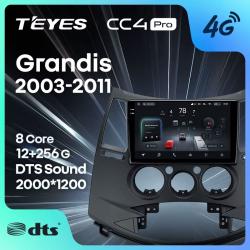 Штатная автомагнитола на Android TEYES CC4 Pro для Mitsubishi Grandis 1 2003-2011 8/128gb- фото2
