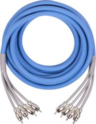 Межблочный кабель RCA DL AUDIO PHOENIX SPORT 4RCA 5M- фото