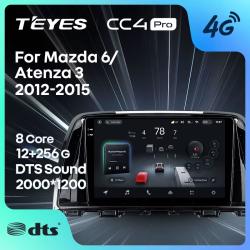 Штатная автомагнитола на Android TEYES CC4 Pro для Mazda 6 Atenza 3 GJ 2012-2015 (Версия B) 8/128gb- фото2