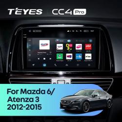 Штатная автомагнитола на Android TEYES CC4 Pro для Mazda 6 Atenza 3 GJ 2012-2015 (Версия B) 8/128gb- фото3
