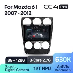 Штатная автомагнитола на Android TEYES CC4 Pro для Mazda 6 I GH 2007-2012 8/128gb