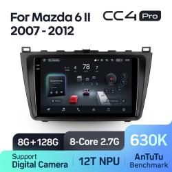 Штатная автомагнитола на Android TEYES CC4 Pro для Mazda 6 II GH 2007-2012 8/128gb- фото