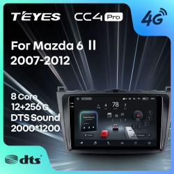 Штатная автомагнитола на Android TEYES CC4 Pro для Mazda 6 II GH 2007-2012 8/128gb- фото2