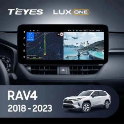 Штатная автомагнитола на Android TEYES LUX ONE для Toyota rav4 5 xa50 2018-2023 4/64gb- фото2