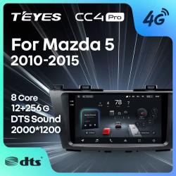 Штатная автомагнитола на Android TEYES CC4 Pro для Mazda 5 3 CW 2010-2015 8/128gb- фото2