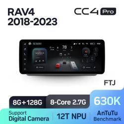 Штатная автомагнитола на Android TEYES CC4 Pro для Toyota RAV4 5 XA50 2018-2023 8/128gb- фото