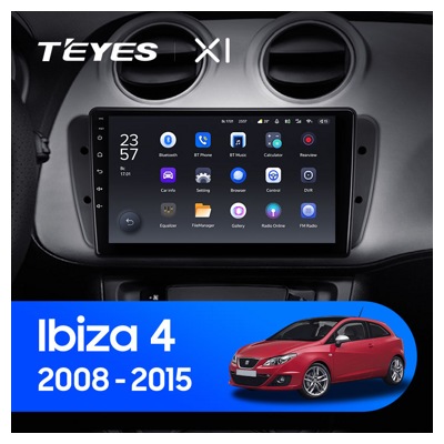 Штатная автомагнитола на Android TEYES X1 для Seat Ibiza 6J 4 2008-2015 2/32gb- фото3