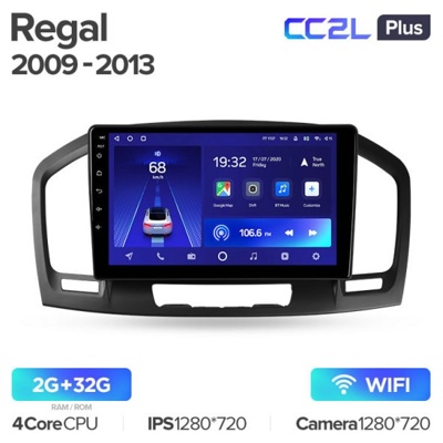 Штатная автомагнитола на Android TEYES CC2L Plus для Opel Insignia 1 2009-2013 2/32gb