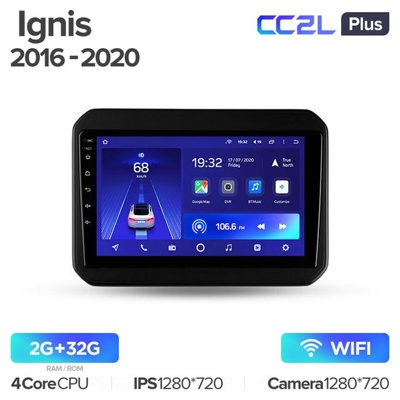 Штатная автомагнитола на Android TEYES CC2L Plus для Suzuki Ignis 2016-2020 2/32gb