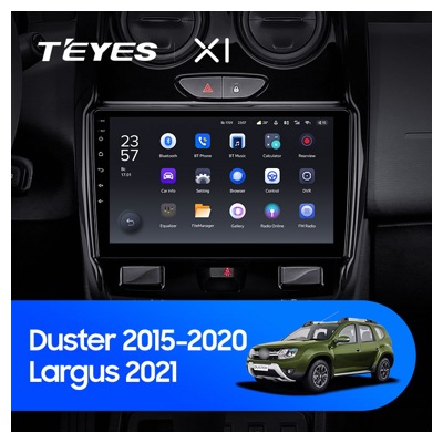 Штатная автомагнитола на Android TEYES X1 для Renault Duster 2015-2020 (Версия F2) 2/32gb- фото3