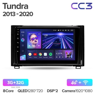 Штатная автомагнитола на Android TEYES CC3 для Toyota Tundra XK50 2013-2020 3/32gb