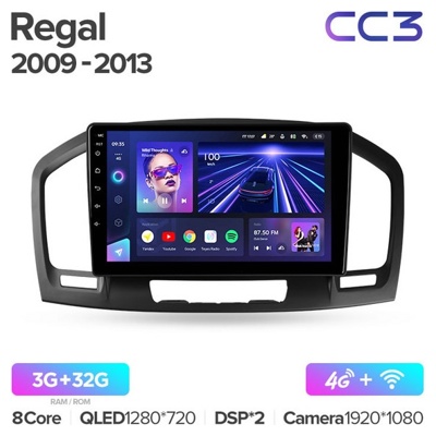 Штатная автомагнитола на Android TEYES CC3 для Buick Regal 2009-2013 3/32gb