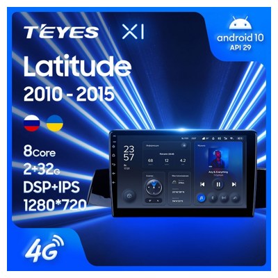 Штатная автомагнитола на Android TEYES X1 для Renault Latitude 2010-2015 2/32gb- фото2