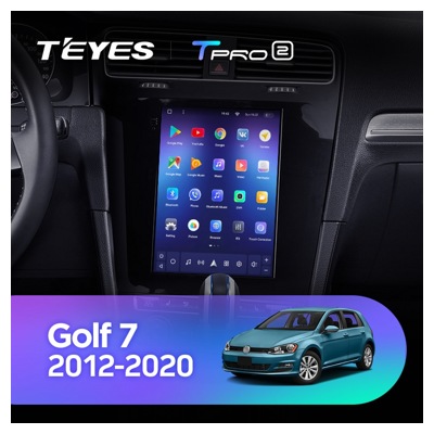 Штатная автомагнитола на Android TEYES TPRO 2 для Volkswagen Golf 7 2012-2020 3/32gb- фото2