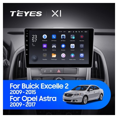 Штатная автомагнитола на Android TEYES X1 для Opel Astra J 2009-2017 2/32gb- фото3