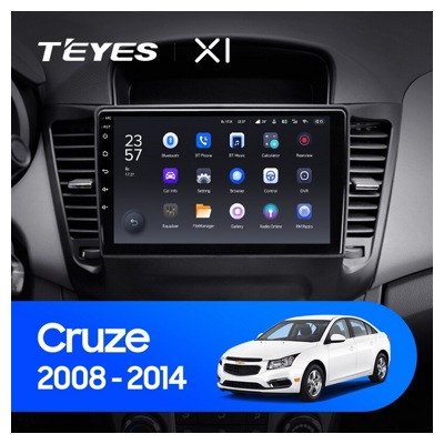 Штатная автомагнитола на Android TEYES X1 для Chevrolet Cruze J300 2008-2014 2/32gb- фото3
