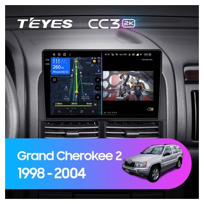 Штатная автомагнитола на Android TEYES CC3 2K для Jeep Grand Cherokee II WJ 1998-2004 3/32gb- фото3