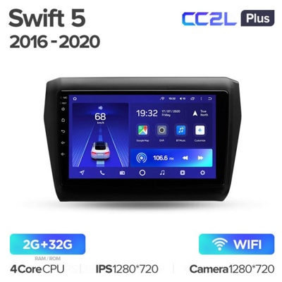 Штатная автомагнитола на Android TEYES CC2L Plus для Suzuki Swift 5 2016-2020 2/32gb