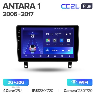 Штатная автомагнитола на Android TEYES CC2L Plus для Opel Antara 1 2006-2017 2/32gb